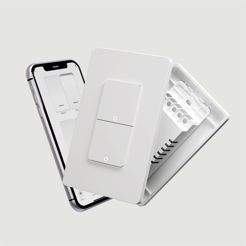 Tuya Wifi Intelligent Home Switch SpringBack Light Switch Voice Control
