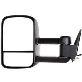 QUALINSIST Tow Mirrors Fit for 1988-2001 for Chevy for GMC C3500 1992-1999 for Chevy for GMC for Suburban/for Yukon 1995-1999 for Chevy for Tahoe Towing Mirrors Power No Heat No Light 2PCS LH RH Side