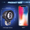 X-STYLE Motorcycle Fog Lamp, LED, White, Headlight, Auxiliary Light, Work