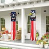 THQZLH Eagle American Flag Wind Sock(2 Pack) - Patriotic Wind