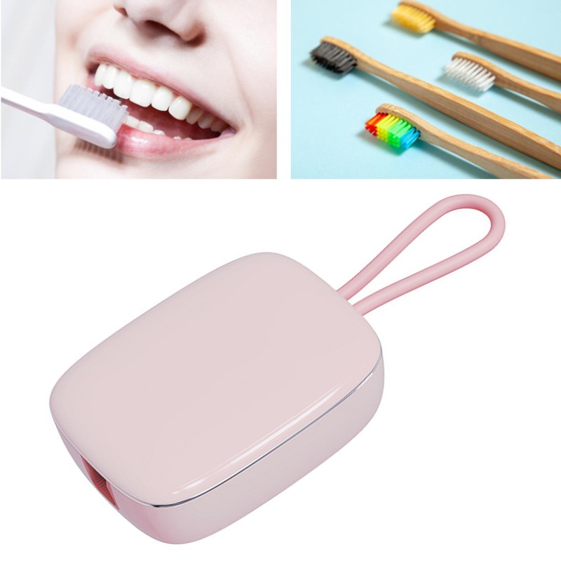Toothbrush Cleaner Case Portable UVC Deep Cleaning Moisture Resistant Turbo