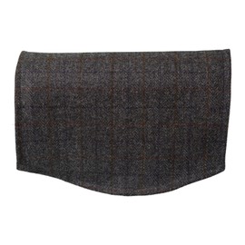 Classic Home Store Harris Tweed Single Chairback 100% Pure New Wool Settee Furniture Antimacassar (Winter Check)