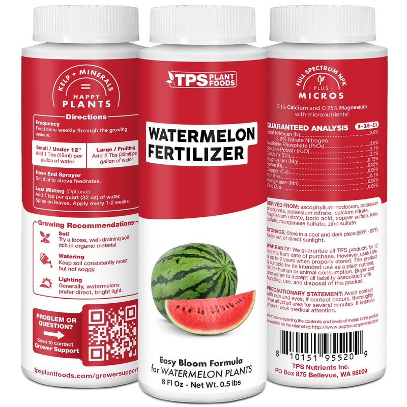 Watermelon Fertilizer for Watermelon, Feeds All Varieties, Liquid Fertilizer by