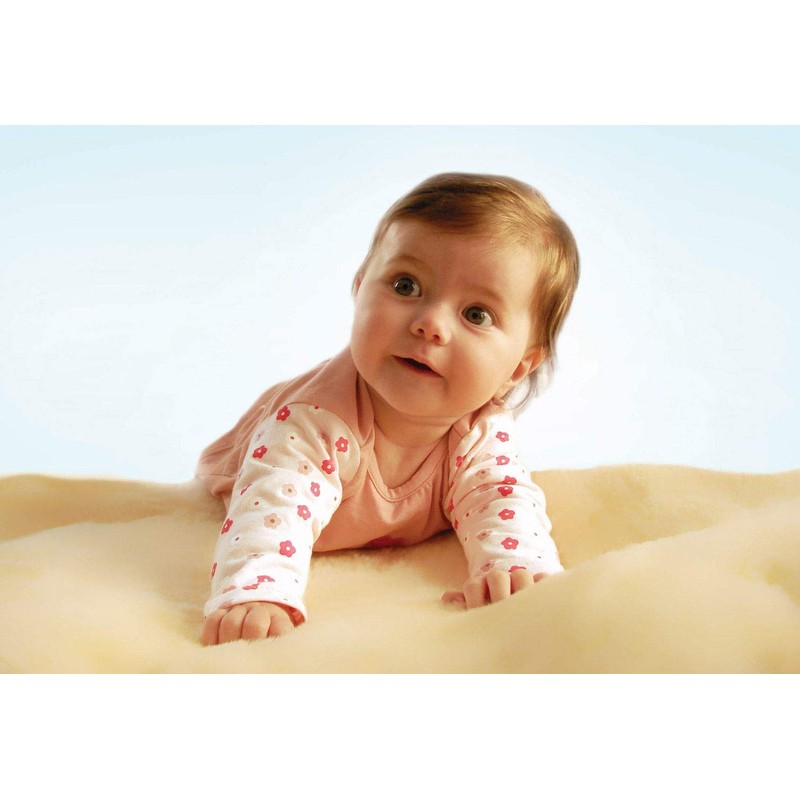 The Wool Company Baby Lambskin Comforter - Extremely Soft and