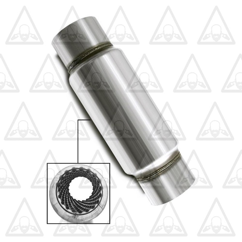 Colt Exhaust | Stainless Steel Performance 4" Resonator 12" Body