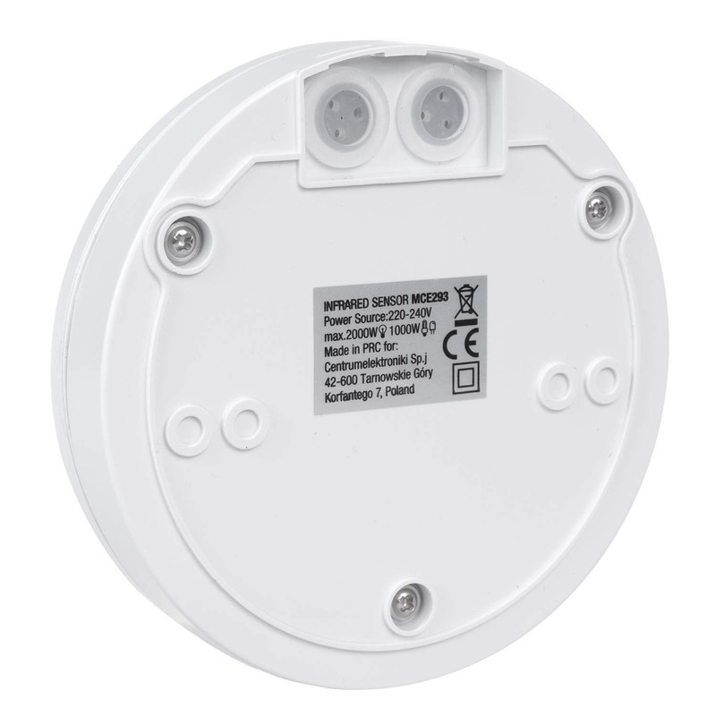 Maclean MCE293 Infrared Motion Sensor with Twilight Switch 360° IP65