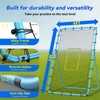 SwingIt 2-in-1 Volleyball Rebounder Net System, Adjustable from 7x4 ft