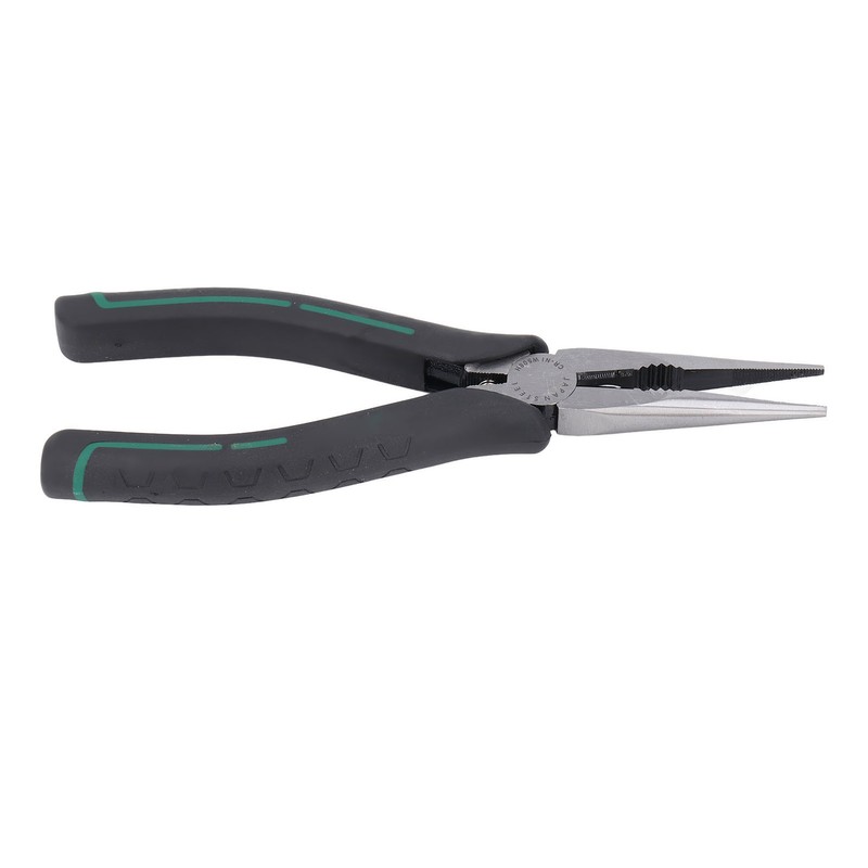 Needle Nose Pliers 8in CRV Long Mini with Non Slip