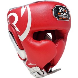 RIVAL Boxing RHG100 Professional Headgear - Lightweight Construction with Wide, Lateral Eye Opening for Maximum Visibility