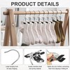 Axigundaone 80 Pcs Boot Hanger Clips for Closet, Laundry Hanging