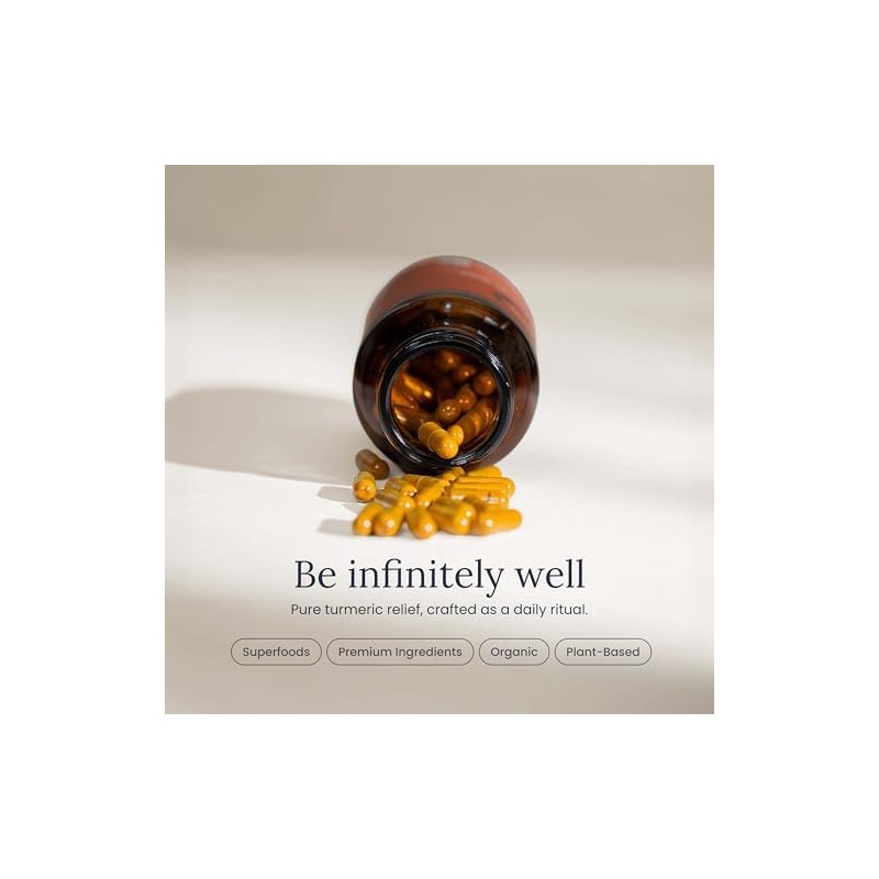 Cápsulas De Cúrcuma Infinity, Suplemento De Curcumina De Alta Potencia,