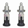 AMUSCHAT Self-Locking Indexing Pin, M8, Stainless Steel & Aluminum Alloy,