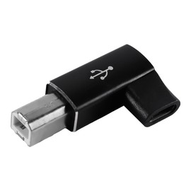 Nicear 2 Pcs 90 Angle USB C To MIDI Adapter USBC Female To USB B MIDI Male Printer Right Angle Adapter Converter With Laptops And More Type C Devices