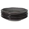 LEONARDO HOME 18590 Matera Ceramic Saucer 15 cm Anthracite, Charcoal