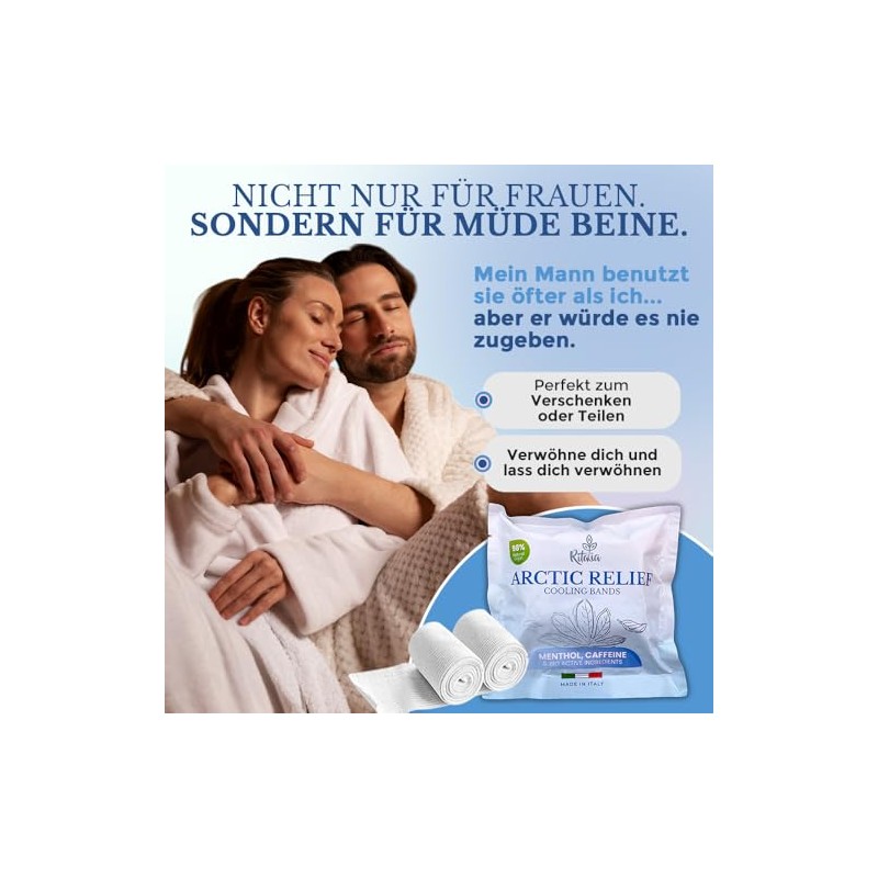 Ritalia Cellulite Wrap - Draining Leg Wrap with Cold Effect