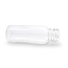 6 Empty Refillable Clear Plastic Bottles with Aluminum Screw Cap