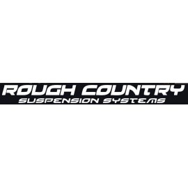 Rough Country Suspension Systems 36" x 4" Decal Banner GLOSS WHITE