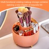 TOMVAES Large Capacity Makeup Brush Holder,360° Rotating Makeup Organizer,5 Slot