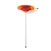Unior Hex T-Handle Screwdriver, Metric, 2.5mm, Red/Orange
