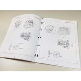 Holland L553 Skid Steer V1902 Engine Service Manual Repair Shop Book