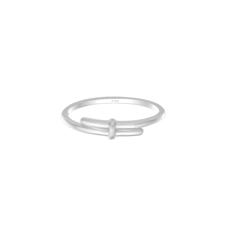 Elli Women's Basic Wrap Design Twisted Ring in 925 Sterling