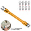 Motorcycle Spoke Wrench CNC Spanner Set 5.0‑6.8 Length 93mm/3.7in for