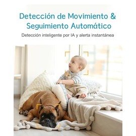 ARENTI Monitor Bebé 5" HD 4MP WiFi con App Remota y luz Nocturna RGB