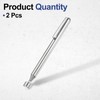 HARFINGTON 2pcs Telescoping Magnetic Pickup Tool 3LB Stainless Steel 5.1"