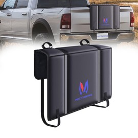 MICTUNING Tailgate Bike Pad for Mountain Bike, Secure 2 Bikes on Truck, ScratchResistant Tailgate Pad with Reflective Strips and Tool Pocket, for Outdoor Bicycle Transportation