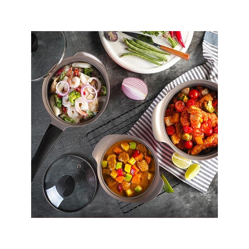Kitchen Flower 5 types of cool induction ceramic pots, cool