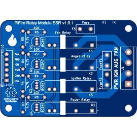 Raspberry Pi PiFire Relay Module, DIY Pellet Smoker Controller for Traeger Pit Boss etc. - PIFire Relay Module SSR, Bare