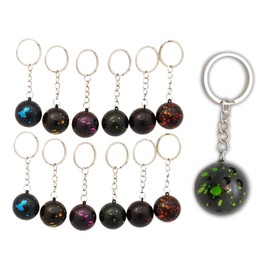 jameitop® Bowling Ball 12 Pieces Mixed Colours Key Chain Strike Set