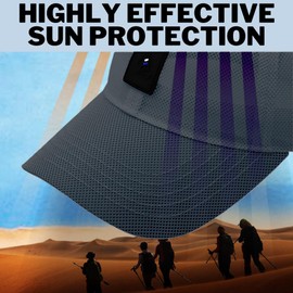 YAMEE Men's baseball cap for large head circumferences, baseball cap men's mesh breathable, baseball cap men's quick-drying UV protection, peaked caps for unisex for hiking, cycling, sports and travel