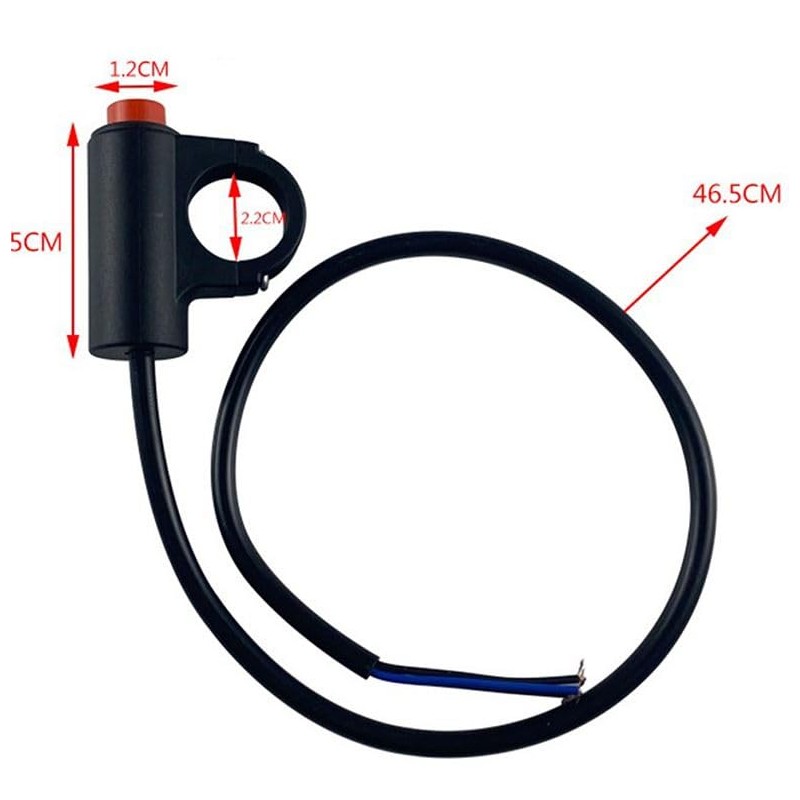 Hazard Light Switch Button Motorbike Quad Flash Warning Emergency Lamp