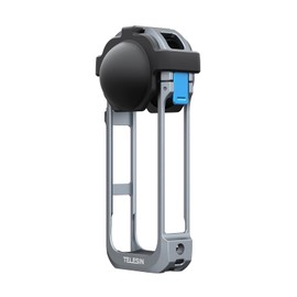 Insta360 X5 Full Camera Cage Metal Frame Rabbit Cage Protective Case for Quick Cold Shoe Receiver, 1/4"-20 Thread