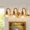 UOFUS Gold Vintage Vanity Light 3 Lights Bathroom Lighting Fixtures