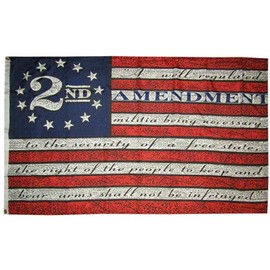 3x5 Betsy Ross Second 2nd Amendment USA 13 Star 100D Poly Nylon Flag NRA Banner