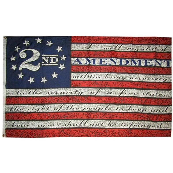3x5 Betsy Ross Second 2nd Amendment USA 13 Star 100D