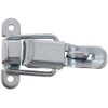 Large Padlock Eye Pull-Down Catch with Striker - Zinc Plated