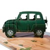 Magic Ants 3D SUV車のポップアップカード、誕生日のための手作りの3Dグリーティングカード、父の日、子供のお父さんの夫のための誕生日カード、すべての機会