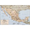 24"x36" Gallery Poster, cia map of Mexico 1988