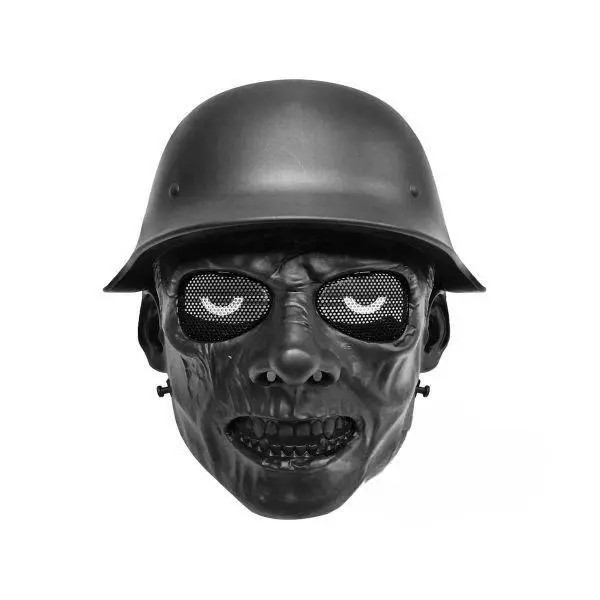 TRIMEX Airsoft Mask Skull Halloween Cosplay Scary Full Face Mask