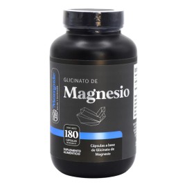 Glicinato De Magnesio Alta Absorcin Glycinate Magnesium Suplemento Alimenticio de Magnesium Vitaminas Mujer Hombre 180 Cpsulas De 500 Mg Sin...