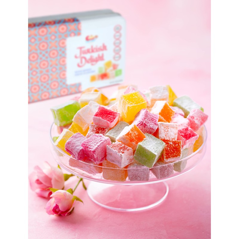 Sarah's Candy Factory, Turkish Delight with Assorted Fruit Flavors (30