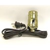 National Artcraft® Lamp Socket with 6' Side Exit Brown Cord (Pkg/1)