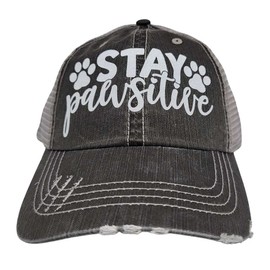 BHW Women's Dog MOM Hats Dog MOM Trucker Hats & CAPS Dog and PET Theme Hats (Stay-PAW)