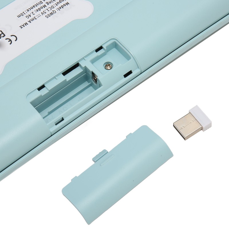 Wireless Keyboard and Mouse 2.4Ghz Connection Cute Keyboard Mouse Set