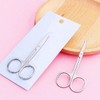 ( ) Stainless steel hairdressing scissors portable scissors safe scissors with rounded tips eyebrow nose hair / ( )스텐 미용가위 휴대용 가위 끝부분 둥근안전한 가위 눈썹 코털