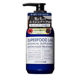 Natural Ingredients 96% superfood lab 【 Scalp 】 Essence 【 Refreshing 】 Treatment Main Body 480g SUPERFOOD LAB Non-Paraben Biotin Blended Additive-Free SFL