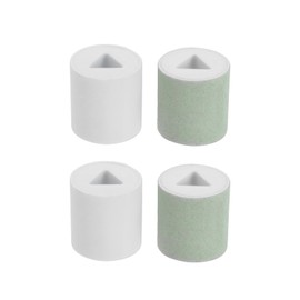 4 Rollers for Electric Nail Polisher 20.4 x 19.4 mm Replacement Rollers Replacement Rollers Inner Hole 0.9 x 0.8 mm EVA Electric Green White